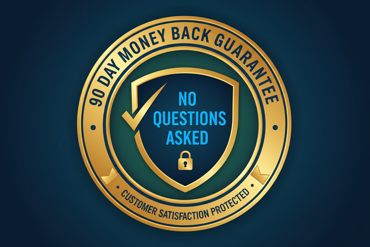 Add the words "no questions asked"