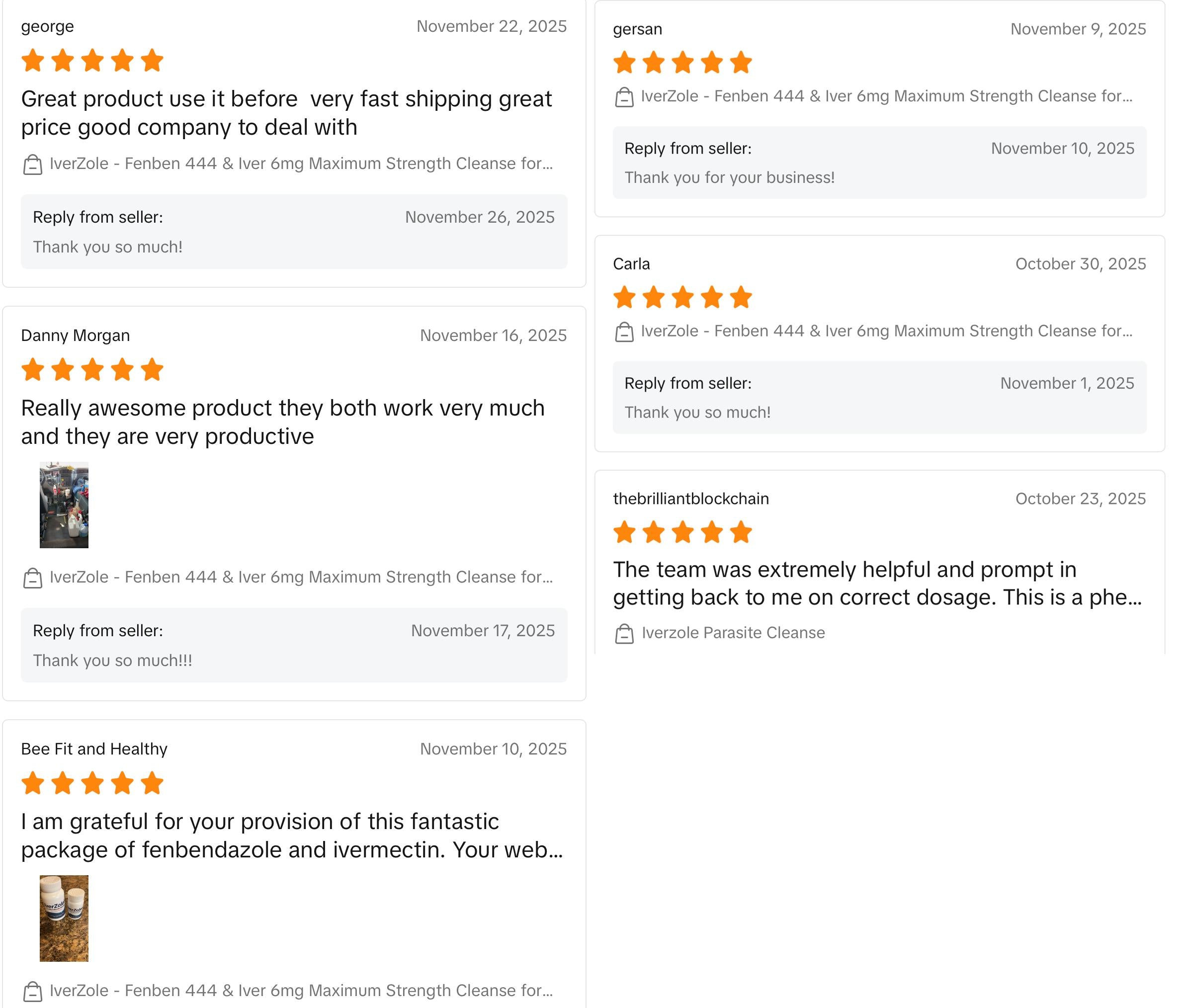 IverZole Fenben & Iver Combo Pack - 60 Day Supply